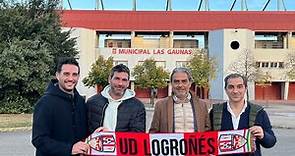 Presentación de Natxo González como entrenador de la UD Logroñés