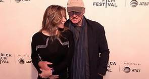Richard Gere holds his wife Alejandra Silva at Tribeca Fest