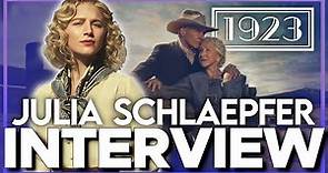 1923 Interview: JULIA SCHLAEPFER talks Alexandra and strong women in the Yellowstone Universe!