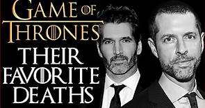 David Benioff & DB Weiss Favorite Death[Game of Thrones]