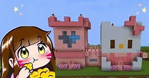 HOW TO MAKE A HELLO KITTY HOUSE IN MINECRAFT 1.20.1 TUTORIAL