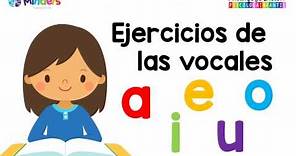 Ejercicios de las vocales - Aprendiendo a leer - Minders Psicología Infantil