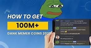 How to Get 100M+ Dank Memer Coins Fast - 🔥ULTIMATE GUIDE 🔥
