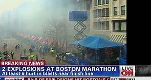 CNN producer: Heard big boom, saw smoke