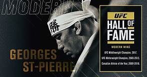 Georges St-Pierre Joins the UFC Hall of Fame