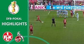 What a THRILLER! | 1. FC Kaiserslautern vs. 1. FC Köln 3-2 | Highlights | DFB-Pokal Second - Round 2
