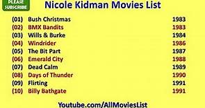 Nicole Kidman Movies List