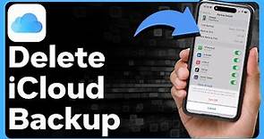 How To Delete iCloud Backup
