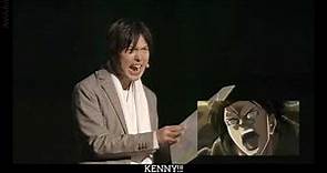 [ENG SUB] Hiroshi Kamiya voice acts and narrates Levi on Live stage - AOT Seiyuu live
