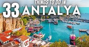 Best Things To Do in Antalya Turkey 2024 4K
