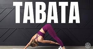 20 Minute FIERCE TABATA Workout // No Equipment
