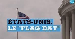 Les Américains célèbrent leur drapeau lors du "Flag day"