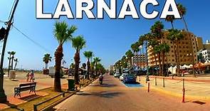 DRIVING around LARNACA CITY in CYPRUS 4K (60fps)