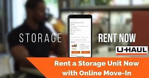 Rent Storage Units with our New Online Move-In Service!