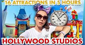 16 Attractions in 5 Hours -- Disney's Hollywood Studios