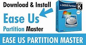EaseUS Partition Master | Downloading & Installation Method | 100 % Working