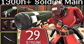 The Ultimate Airstriker🔸1300h+ Soldier Main Experience (TF2 Gameplay)