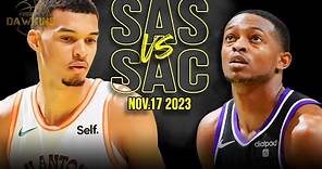 San Antonio Spurs vs Sacramento Kings Full Game Highlights | Nov 17, 2023 | FreeDawkins