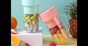 Portable Crusher Juicer With Mini Juice Cup & Straw (340ml)