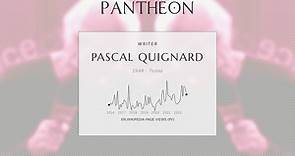 Pascal Quignard Biography - French writer (born 1948)