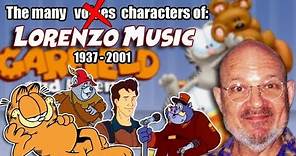 Many Voices of Lorenzo Music (Animated Tribute / R.I.P. / Garfield) HD High Quality