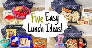 5 of the BEST COLD LUNCH BOX IDEAS | TASTY & EASY Recipes for WORK or BACK TO SCHOOL | Julia Pacheco