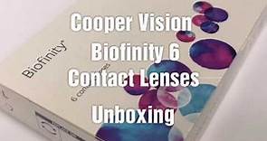 CooperVision Biofinity 6 Contact Lenses Unboxing | Vision Care | Best Contact Lenses