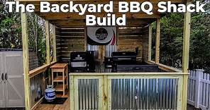 Building a Backyard BBQ Shack | Let's Tour My BBQ SHACK | first look