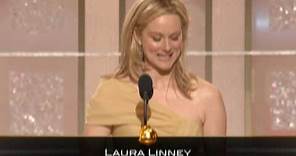 Laura Linney Wins Best Actress TV Movie - Golden Globes 2009