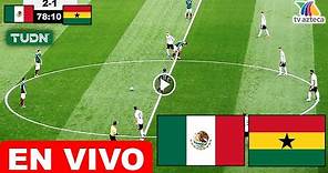 México vs. Ghana en vivo, donde ver, a que hora juega México vs. Ghana Amistoso 2023 resumen hoy