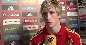 Fernando Torres, a www.rfef.es: "Estoy feliz"