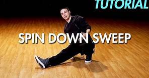 How to do the Spin Down Sweep (Hip Hop Dance Moves Tutorial: Breakdance) | Mihran Kirakosian