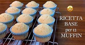 RICETTA BASE PER MUFFIN come fare muffin morbidissimi e non gommosi | Prima del Caffè