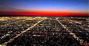 Night Landing in Los Angeles (cockpit view)