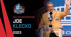 Joe Klecko's Full Hall of Fame Speech | 2023 Pro Football Hall of Fame | NFL