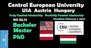 Central European University | Central European University Application Process
