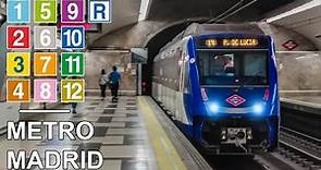 🇪🇸 Madrid Metro - All the Lines / Todas las Lineas (2021) (4K)