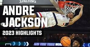 Andre Jackson Jr. 2023 NCAA tournament highlights