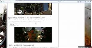 How to download The Incredible Hulk 2008 [Full Game]