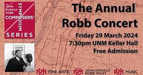 52nd Annual John Donald Robb Concert Teaser