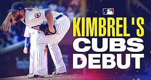 Kimbrel's impressive debut with Cubs
