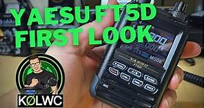 Yaesu FT5D Unboxing and First Impressions!