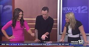 Magician Bryan Sanders performs live on WCTI12