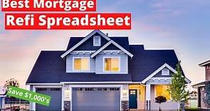 Mortgage Refinance Comparison Spreadsheet - How it Works