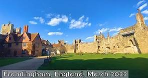 A trip to Framlingham, England, and its castle