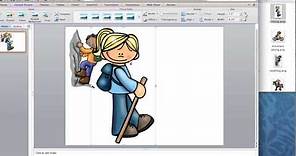 How to print out clip art images using Powerpoint