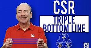 What is the Triple Bottom Line?