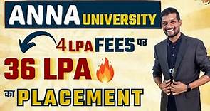 All about Anna University👍 || Colleges || Admission || Program || Fee🤔 || Scholarship✅ || Placement🤑