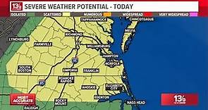 LIVE Radar: Severe weather across Virginia
