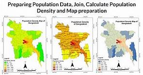 Population Density Map Preparation (Data has given in the description section)